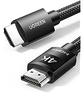 UGREEN Câble HDMI 2.0 4K Ultra HD Câble HDMI 4K Haute Vitesse par Ethernet en Nylon Tressé Suppor...