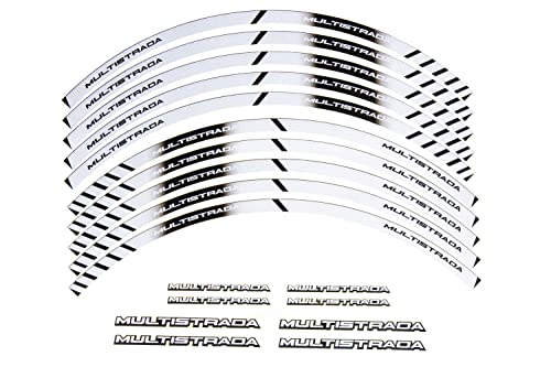 aVDB Liseret de jante racing modèle MULTISTRADA pour MTS 950 / 1200 / 1260 (GRIS PERLE) Cover