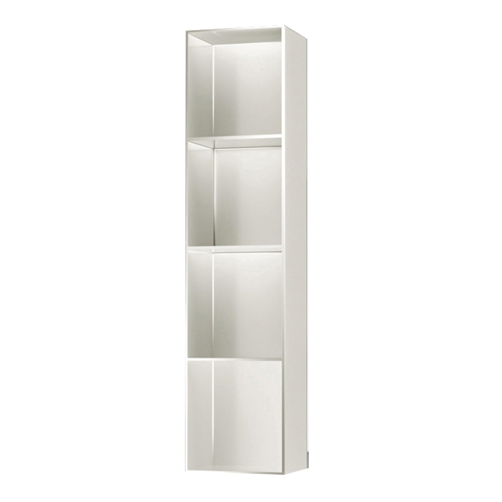 QUSYZD Bathroom Shower Recessed Niche, Rectangular Waterproof Leakproof Shower Shelf for Shampoo and Toiletries Recessed Mount Storage Shelf,White-28x120x12.5cm