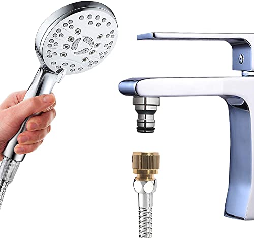 Kitchen Quick Connect Faucet Adapter, Kitchen Faucet Aeratored Quick Snap Connector To 3/4 Inch Ght Female For Washer, Bathroom Sink Quick-Fit Attachment (2 Sets) #TOP7
