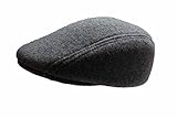 Neuware IAG Wintermütze Classic Flatcap Grau 2 57