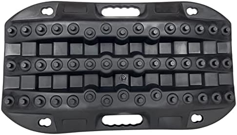Overland Vehicle Systems Small Recovery Ramps with Pull Strap and Storage Bag - Black Universal - Max Load 10,000lbs - for Trucks, SUV's, Cars, and Trailers