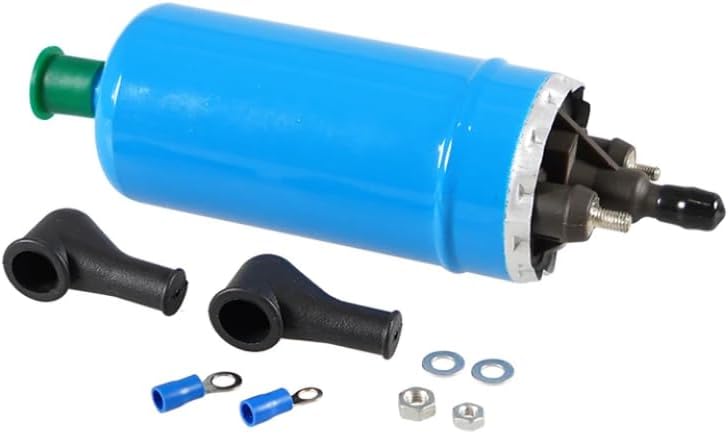 Universal Pressure Electric Fuel Pump External Connector 0580464038 Compatible with Automotive Motorcycle Parts Alfa 405 for Part Number 0580464038(Blue)