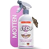 KRAFTKÖNIG Mottenspray 500 ml – Hochwirksam mit Soforteffekt – Für Kleiderschrank, Textilien & Küche – Motten Spray für Lebensmittelmotten & Kleidermotten – Zitrusduft & insektizidfrei