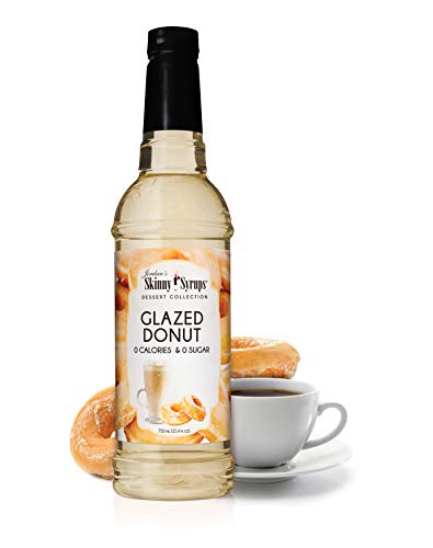 Jordan’s Skinny Syrups | Sugar Free Carmel Glazed Donut Syrup | 750Ml/25.4Oz Bottle & Sugar Free Caramel Pecan Syrup | Healthy Flavors With 0 Calories, 0 Sugar, 0 Carbs | 750Ml/25.4Oz Bottle #TOP2