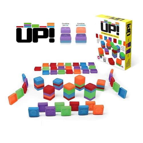 Jogo Infantil Blocos Up Combine Empilhe e Vença Brinquedo