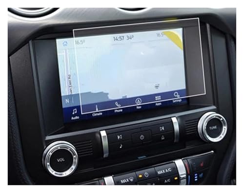 Film protecteur écran LCD voiture Ford Mustang 2018 verre trempé navigation GPS automobile