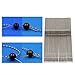 Knitting Machine Needles Set, Pack of 50 12cm / 4.7in Steel Needles Set Weaving Tool Accessories DIY Craft Tool Fit for KR830 KR838 KR850 Knitting Machine