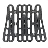18 inch Fireplace Grate Heavy Duty, Cast Iron Fire Grate - 18 W x 15 D X 7.5 H