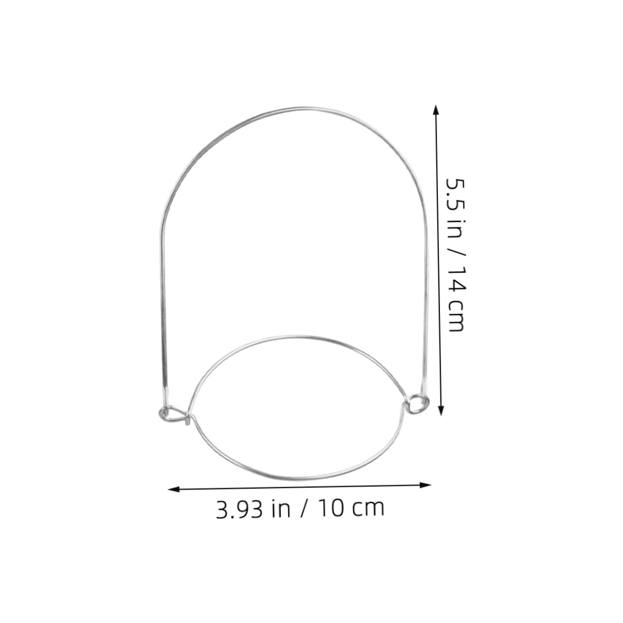 VICASKY 16pcs Stainless Steel Mason Jar Hangers Wire Handles for Pint Jars Easy Installation for Regular Mouth for Outdoor Use and Decoration