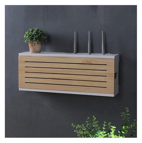 Armoire murale boîte à fusibles en bois pour défonceuse et décodeur TV - 2