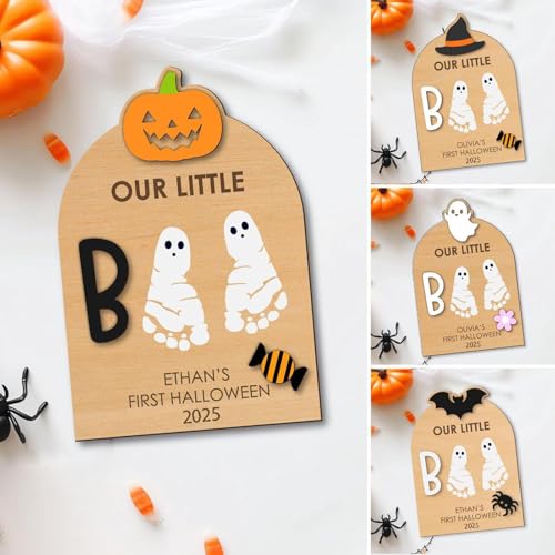Buerfu Baby-Handabdruck-Set, dekorative Karte für Kinderzimmer,...