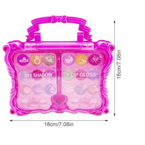 Kit de maquillage pour filles lavable et sûr pour fêtes