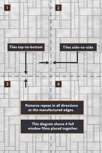Artscape 02-3750 Empire | Window Privacy Film Textured Glass Pattern thumb #6