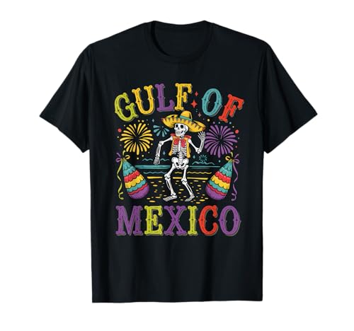 Gulf Of Mexico Gift Men Women Flag Beach Golfo De Mexico T-Shirt