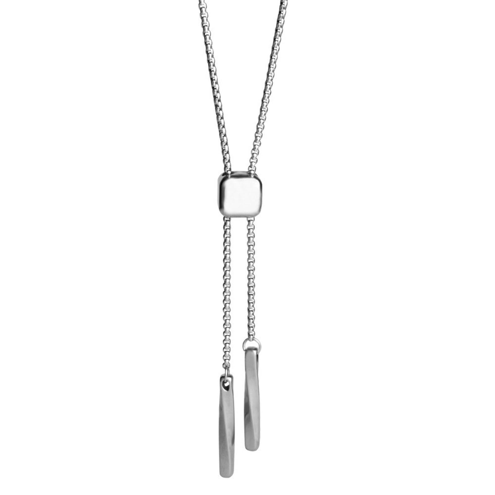 Collier cube pour homme cravate de carnaval et pendentif discret pour chemise et pull
