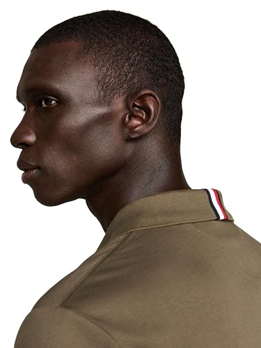 Image of Tommy Hilfiger Mens Short Sleeve Casual Polo Shirts in Regular Fit with Liquid Cotton
