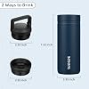 BJPKPK Termo de Viaje Aislado 20 oz, Vaso de Café de Acero Inoxidable miniatura 3