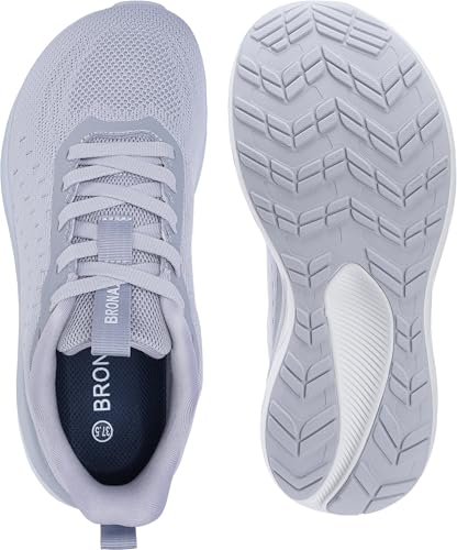 Image of BRONAX Women's Wide Toe Box Shoes | High-Impact Cushion Thick Sole | Comfort for All-Day Walking