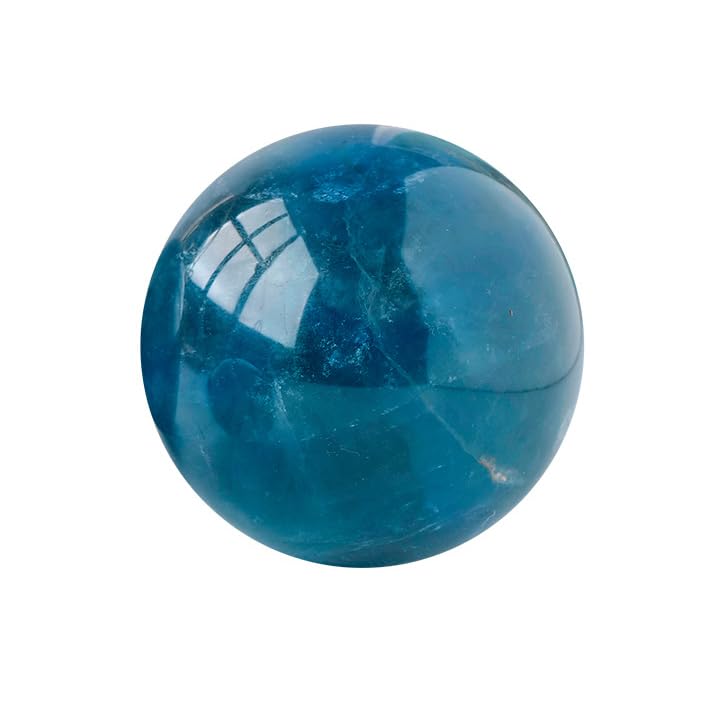 Bola de fluorita azul natural de 50-60 mm para decoracion y feng shui