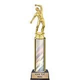 11' Cricket Bowler Male Trophies - Cricket Bowler Male Silver Trophy Awards
