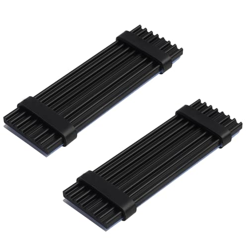 Disipador SSD M.2 para 2280, Compatible con PC, PS5 y PS5 Slim, Cuerpo de Aluminio 22x70x3mm, Incluye Almohadilla Térmica, para NVMe SSD y Adaptadores PCIe (Pack de 2)