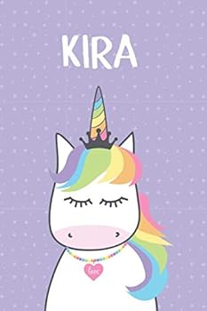 Kira : Personalized Unicorn Notebook