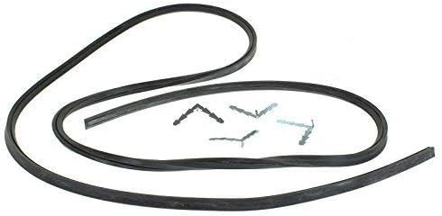 Universal 4-Sided Cooker Oven Rubber Door Seal,Black