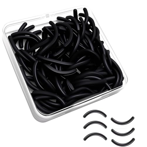 80Pack Fit for Tweezerman Eyelash Curler Refills High Elasticity Silicone Replacement Pad Compatible with Tweezerman Eyelash Curler Gentle & Safe Use with Eye Lash Curlers.