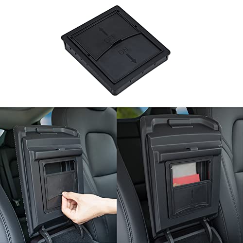 Tesla Model 3 Model Y Zubehör 3 Stück,1 Mittelkonsole Organizer,1 Auto Getränkehalter becherhalter,1 Armlehne Aufbewahrungsbox,Tesla geheimfach 2023 2022 2021 Accessories,Geschenke für Tesla Fahrer