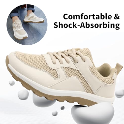 Image of Mens Walking Shoes Slip On Sports Sneakers Tennis Workout Athletic Camp Fitness Flat Sole Running Jogging Breathable Anti-Slip Outdoor Fashion