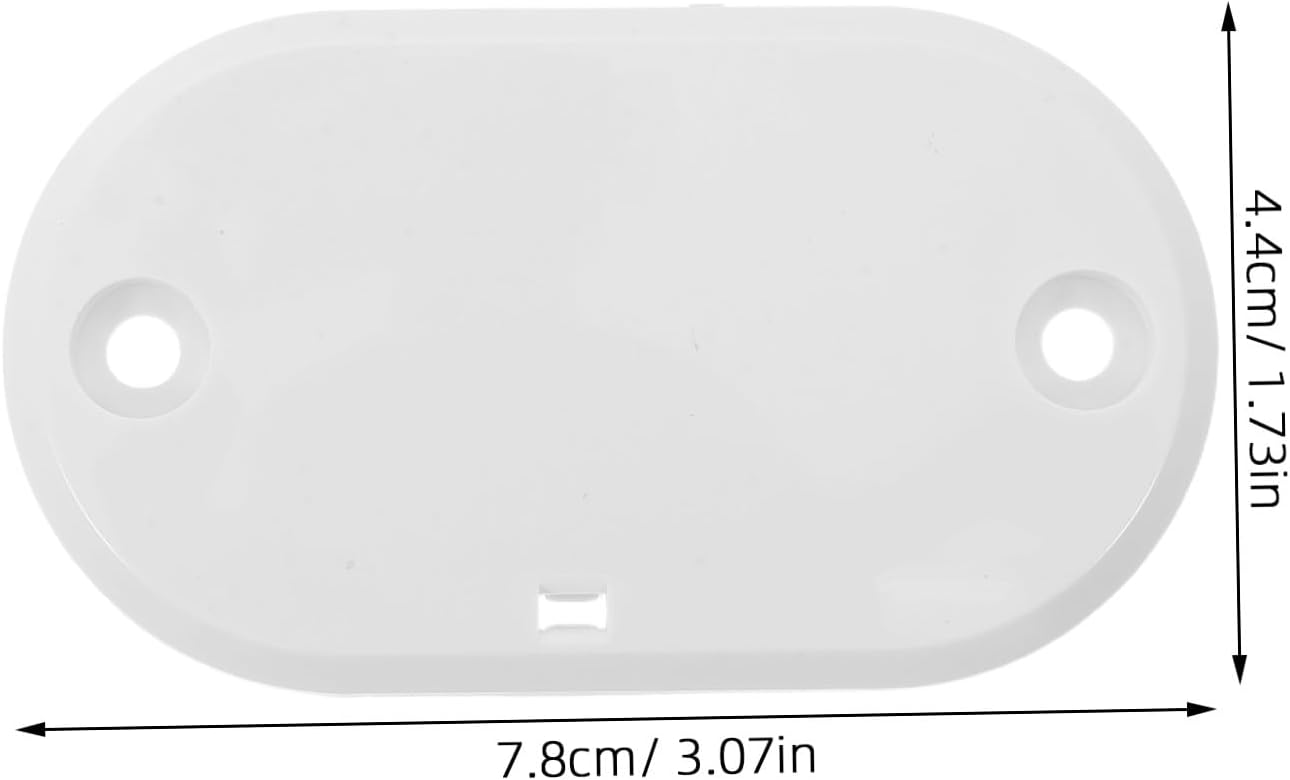 Toddmomy 6pcs Thermostat Protective Cover: Refrigerator Thermostat Cover - White Plastic Cooler Control Box Lid - Freezer Temperature Controller Replacement for Store