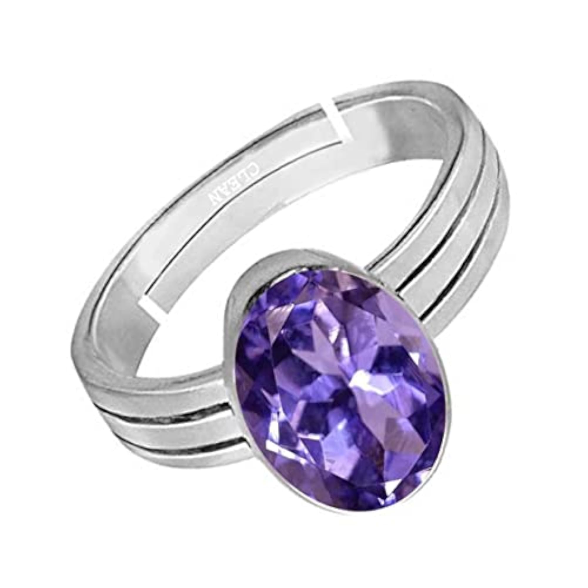 Iolite 10.25 Ratti Adjustable Ring in 925 Sterling Silver