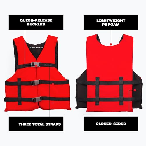 Chaleco Salvavidas de Uso General AIRHEAD para Adultos y Niños - Aprobado por US Coast Guard miniatura 5