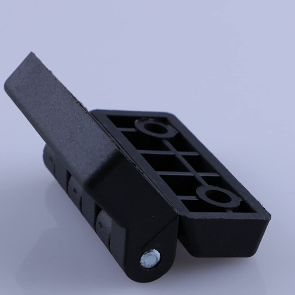 20 unids/Set de bisagras de Perfil de Aluminio, bisagras de plástico 65 * 65mm bisagras de Puerta de Armario de interruptores, bisagras de Nailon ABS