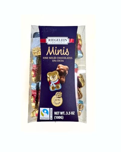 RIEGELEIN MINI SOLID CHOCOLATE BEARS