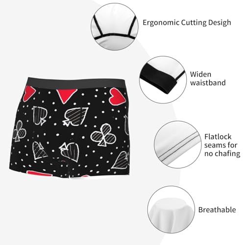 Card Suits Mens Underwear Boxer Briefs For Men’s -4