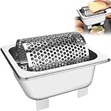 Stainless Steel Butter Wheel Butter Roller for Griddle Flat Top, Even Spread No Drip Butter Spreader, Ideal for BBQ Camping Burgers Buns and Outdoor Cooking