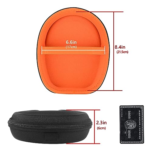 Geekria Shield Headphones Case Compatible with Bose QC Ultra II/QC45/700/QC35Gaming/QC35 II, Replacement Protective Hard Shell Travel Carrying Bag with Cable Storage (Black) - Image 3