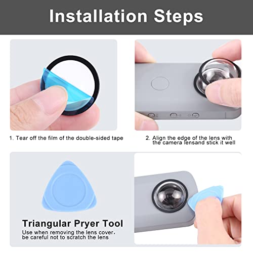 PULUZ Dual Lens Guard for Ricoh Theta SC2 / S/V PC Spherical Protective Cover Case for Ricoh Theta SC2 Camera Accessories(Transparent Lens Cap) - Thumbnail 5