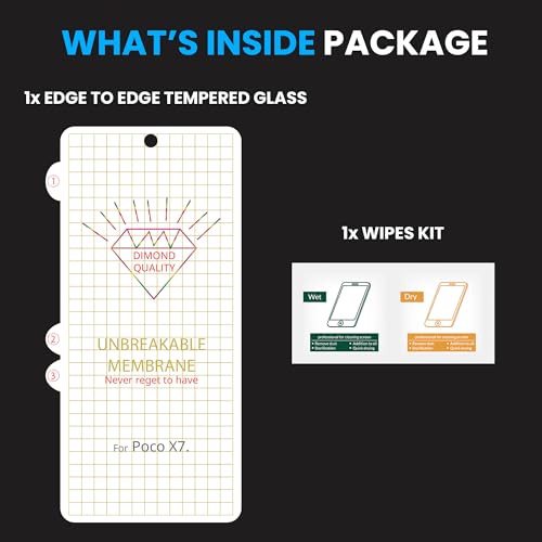 Image of ArmourPro Matte Screen Protector for Poco X7, Premium Ultra Thin TPU Front Membrane Guard, Anti-Glare, Bubble-Free, Edge to Edge Coverage, Fingerprint Friendly | 1 Pack