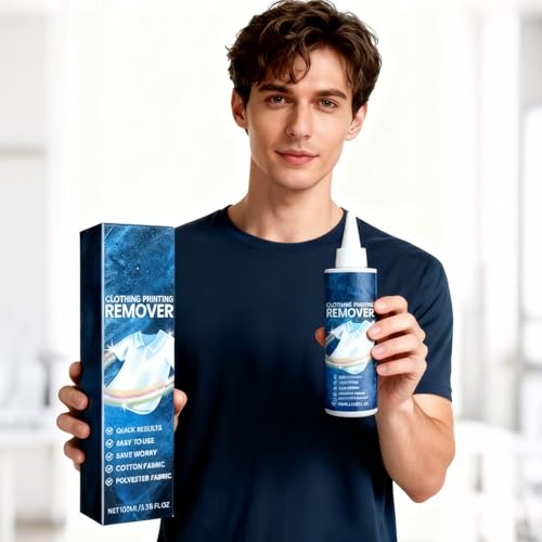 Flockentferner Cleane, Einfach Schnell Mild Und Geeignet Von Fehldrucken Auf Textilien Hat Auch Eine Silberne Gebogene Pinzette Und Einen Gebogenen Schaber