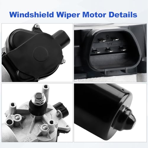 Image of Front Windshield Wiper Motor Compatible with 2003-2007 Honda Accord