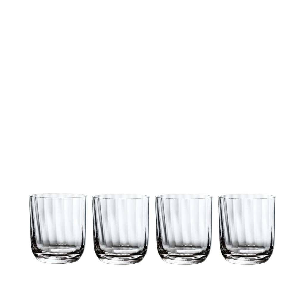 Villeroy & Boch - Rose Garden Wasserglas Set 4-teilig 250 ml Klar, Spülmaschinenfest, Gläser Set, Trinkgläser, Wassergläser, Wasserglas, Gläserset, Becher, Trinkgeschirr, Saftgläser, Kristallglas