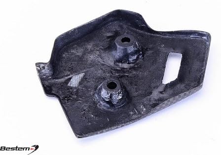 Bestem CBBM-F8GS-HGDR Black Carbon Fiber Right Heel Guard for BMW F800GS 2008 - 2012