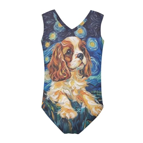 Image of Xpyiqun Swimsuits for Girls 3-14 V Neck Sleeveless Bathing Suit Summer Sport One Piece Swimwear Beach Swimming