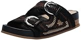 Dolce Vita Women's RALLI Flat Sandal, Black Multi Knit, 8