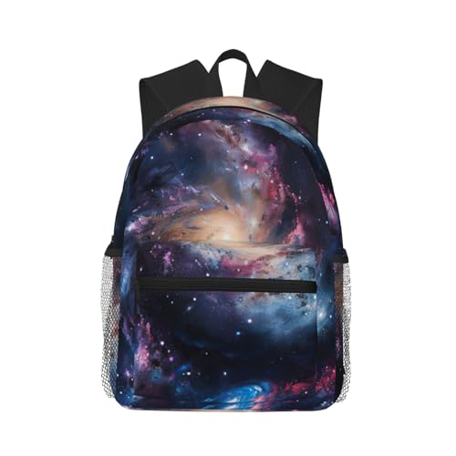 Sac à dos ordinateur portable galaxie et léger avec bretelles ergonomiques