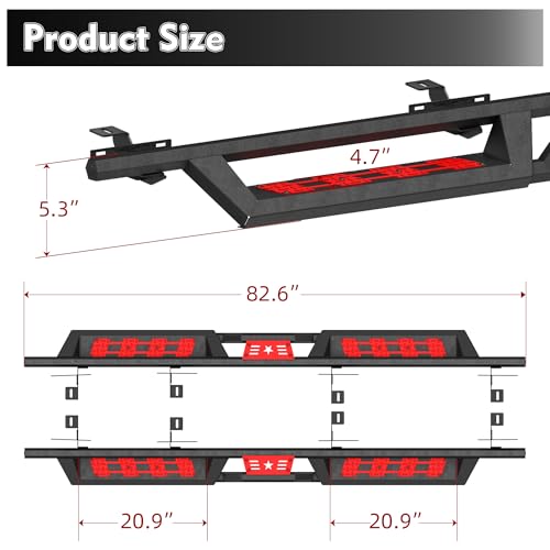 Estribos laterales para Jeep Gladiator JT 2020-2025 miniatura 6
