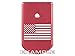 NDZ Performance Magazine Floor Base Plate for Beretta 92A1 96A1 M9A1 M9A3 92X 9MM .40 S&W Laser Engraved Aluminum in Red - Bible Matthew 5:9